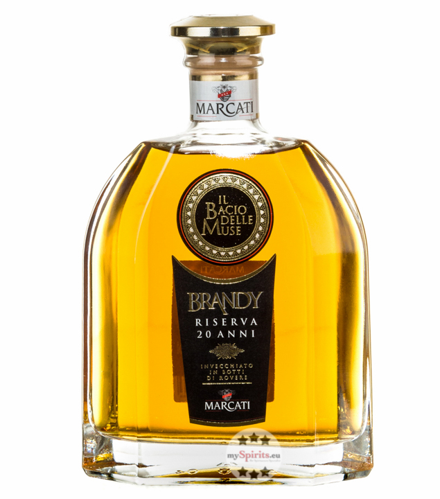 Marcati Brandy 20 Jahre „Il Bacio delle Muse“ (40 % vol., 0,7 Liter) von Gagliano Marcati