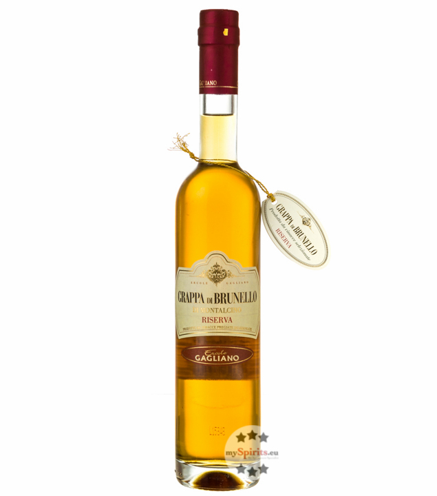 Marcati Grappa Brunello di Montalcino Riserva (40 % vol., 0,5 Liter) von Gagliano Marcati