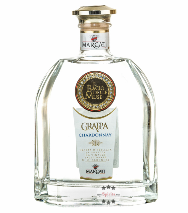 Marcati Grappa Chardonnay „Il Bacio delle Muse“ (40 % vol., 0,7 Liter) von Gagliano Marcati