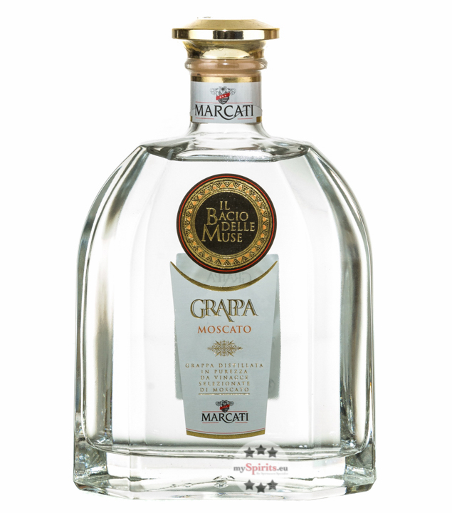 Marcati Grappa Moscato „Il Bacio delle Muse“ (40 % vol., 0,7 Liter) von Gagliano Marcati