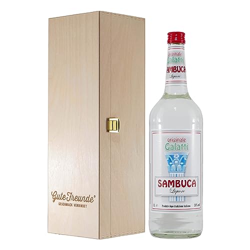Galatti Sambuca Anislikör mit Geschenk-Holzkiste Galatti Sambuca Anislikör mit Geschenk-Holzkiste von Galatti