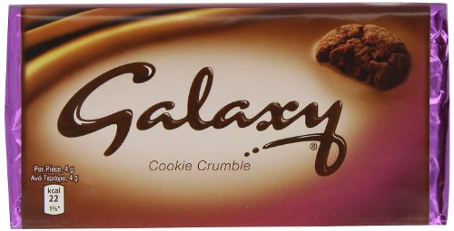 Galaxy Cookie Crumble Chocolate Bar 119 G (Pack Of 6) von Galaxy