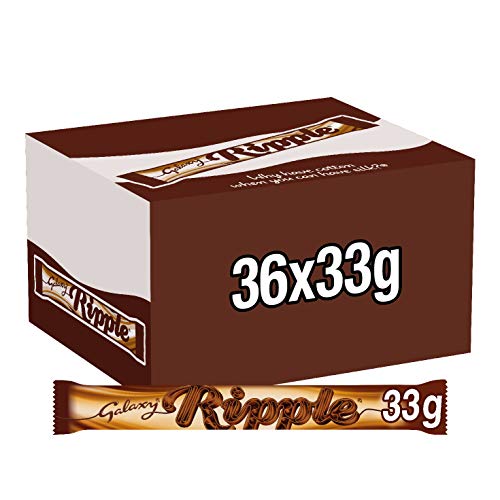 Galaxy Ripple Milk Chocolate Bar (33g) - Box of 36 von Galaxy