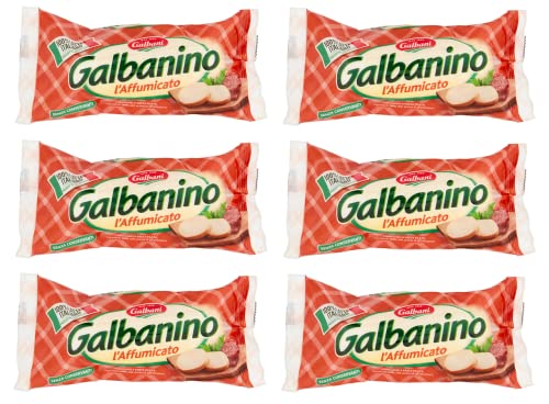 6x Galbani Galbanino Formaggio L' Affumicato Geräucherter Käse 100% Italienische Milch 230g Packung von Galbani