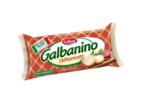 Galbani Galbanino Formaggio L' Affumicato Geräucherter Käse 100% Italienische Milch 230g Packung von Galbani
