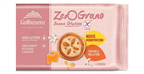 Galbusera Zero Grano con Miele Millefiori Kekse mit Blütenhonig Glutenfrei 260g von Galbusera Zero Grano