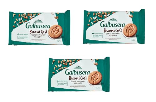 3x Galbusera Buoni così Kekse zu den 4 Getreidearten snack 300g 3x Galbusera Buoni così Kekse zu den 4 Getreidearten snack 300g von Galbusera