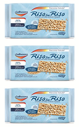 3x Galbusera Riso su riso Crackers Puffreis 10 x 38g Portionen snack 380g 3x Galbusera Riso su riso Crackers Puffreis 10 x 38g Portionen snack 380g von Galbusera
