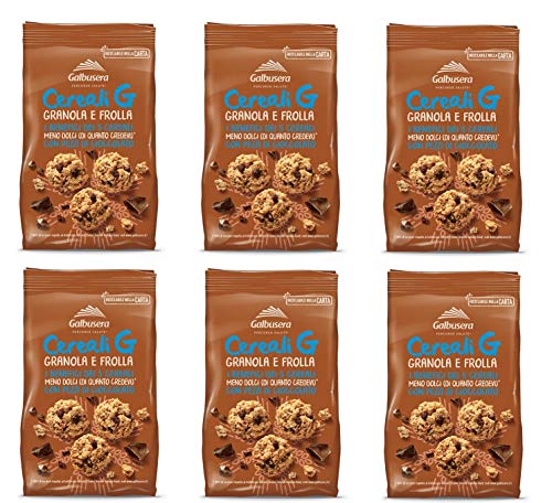 6x Galbusera Cereali G Granola e Frolla Shortbread Kekse mit Müsli und Schokoladenstücke cookies biscuits 300g 6x Galbusera Cereali G Granola e Frolla Shortbread Kekse mit Müsli und Schokoladenstücke cookies biscuits 300g von Galbusera