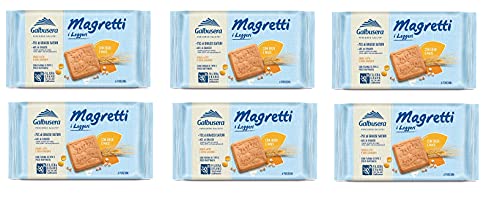 6x Galbusera Magretti Kekse mit Malz und Gerste 350g kuchen biscuits cookies von Galbusera