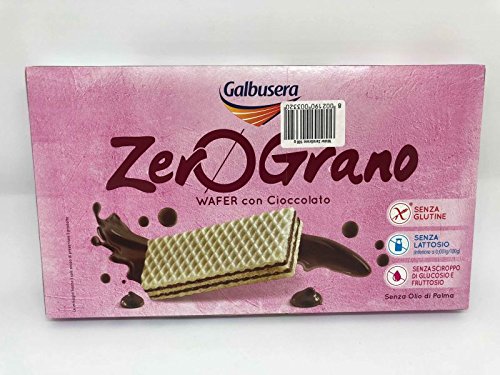 Galbusera Wafer senza glutine farciti di crema con cioccolato 3 x 180gr Galbusera Wafer senza glutine farciti di crema con cioccolato 3 x 180gr von Galbusera