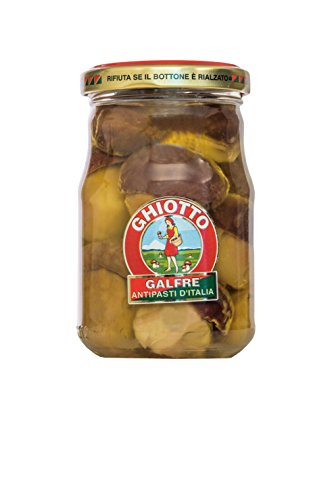 Galfrè Antipasti d'Italia - Ganze Steinpilze in Olivenöl - Flasche gr. 190 - Italienisch Artisan Produkt von Galfrè