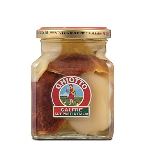 Ghiotto, Galfré Antipasti d'Italia, Geschnittene Steinpilze in Öl, ideal für Aperitifs, Vorspeisen oder Beilagen, 290 g-Format von GHIOTTO GALFRE' ANTIPASTI D'ITALIA