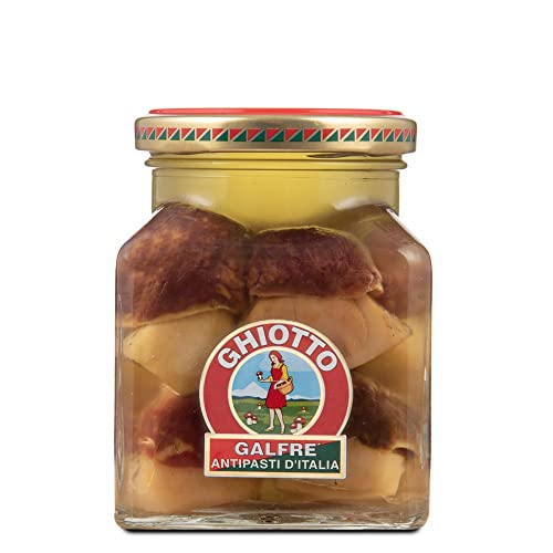 Galfrè Antipasti d’Italia - Reiche bewahrt - Glas Steinpilze Ganze g. 290 - Italienisch Artisan Produkt von GHIOTTO GALFRE' ANTIPASTI D'ITALIA