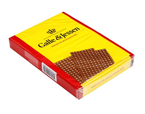 Galle & Jessen Paalaegschokolade Vollmilch, 6er Pack (6 x 216 g) von Galle & Jessen