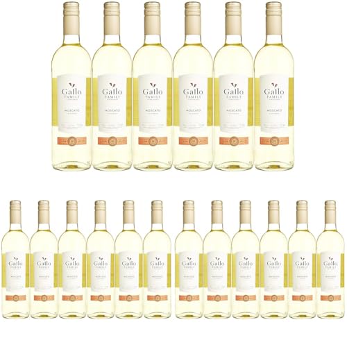 Gallo Family Vineyards Moscato Süß (6 x 0.75l) (Packung mit 3) von Gallo Family Vineyards