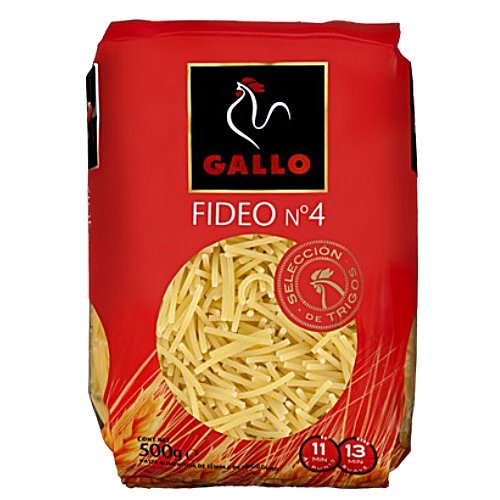 Gallo Fideos No.4 - dünne Nudeln für Fideua - 500 gr von Gallo