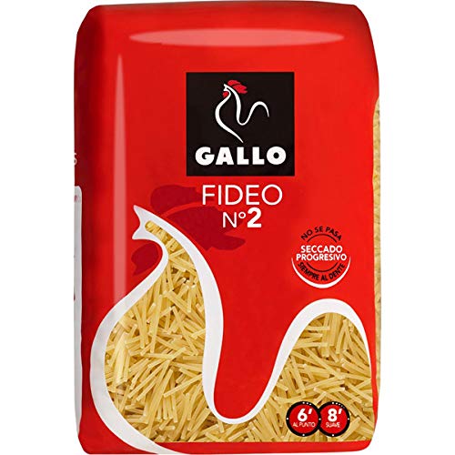 Gallo Fideua Pasta, Nr. 2, 500 g, 2 Stück von Gallo