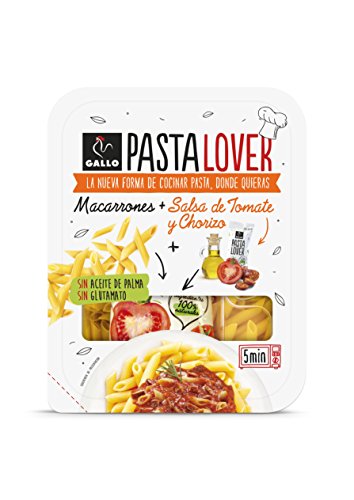 Pasta HAHN Lover Makkaroni mit Tomate und Chorizo 180 gr von Gallo