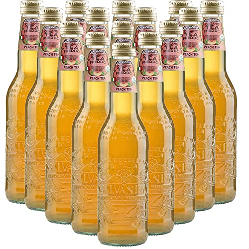 Bio Pfirsichtee | Galvanina | 12 Flaschen aus geschnitztem Glas | 355 ml | italienische Exzellenz | Aufguss der besten Blätter | Biologische Dissetante Bio Pfirsichtee | Galvanina | 12 Flaschen aus geschnitztem Glas | 355 ml | italienische Exzellenz | Aufguss der besten Blätter | Biologische Dissetante von Galvanina