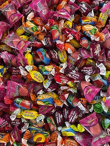 Mix Bonbons Party Packung ca. 1000 Stück amerikanische Bonbons mit Erdbeer Kaugummi | weiche Kaubonbons | Bonbons mit cremiger Füllung| für Partys & Geburtstage 4400g. von Gama