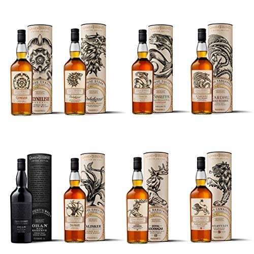 Game Of Thrones Single Malt Whisky Collection (Limited Edition, 8x 70cl) von Game Of Thrones Whisky