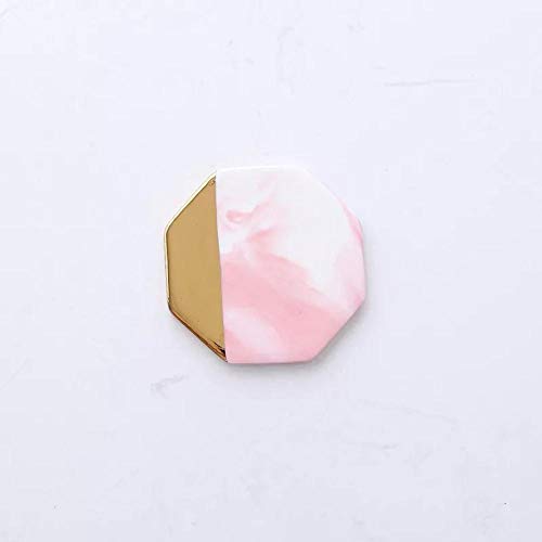 Creative, Marmor, Getreide, Keramik-Getränkehalter, isoliertes Tischset, Untersetzer, Nordic, Tassenmatte, Tasse und Untertasse Kerzenschale-Rosa Rand achteckig Creative, Marmor, Getreide, Keramik-Getränkehalter, isoliertes Tischset, Untersetzer, Nordic, Tassenmatte, Tasse und Untertasse Kerzenschale-Rosa Rand achteckig von GangKun
