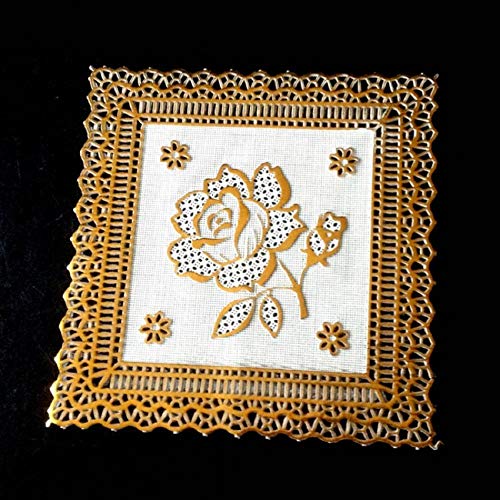 Gold, rose, tasse matte, aschenbecher pad, luxus, heißprägen, pvc, rutschfeste matte, vase matte, glasplatte, tischset-C Gold, rose, tasse matte, aschenbecher pad, luxus, heißprägen, pvc, rutschfeste matte, vase matte, glasplatte, tischset-C von GangKun