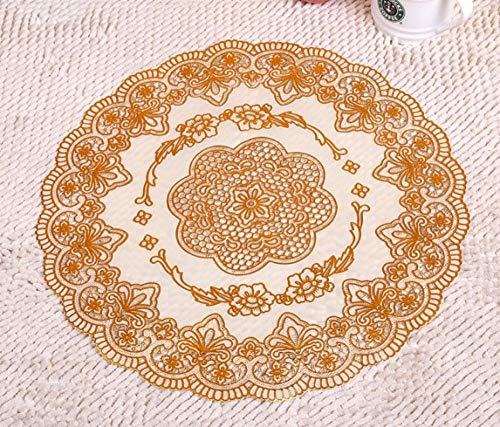GangKun Gold, Rose, Tasse Matte, aschenbecher pad, Luxus, heißprägen, PVC, rutschfeste Matte, vase Matte, glasplatte, tischset-C GangKun Gold, Rose, Tasse Matte, aschenbecher pad, Luxus, heißprägen, PVC, rutschfeste Matte, vase Matte, glasplatte, tischset-C von GangKun
