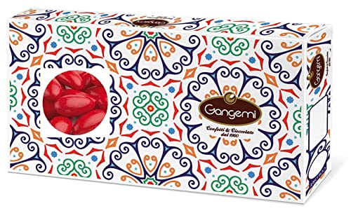 Gangemi Confetti - Feine Hochzeit Schokoladendragées (ca 125 Stück) Rot- 500 g von Gangemi