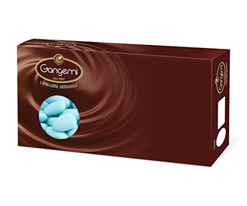 Gangemi Confetti - Feine Hochzeit Schokoladendragées (ca 250 Stück) Blau - 1000 g von Gangemi