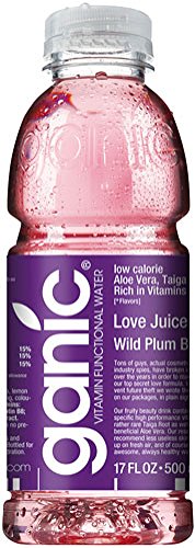 Ganic - Love Juice Wild Plum, Vitaminwater - 500 ml von Ganic