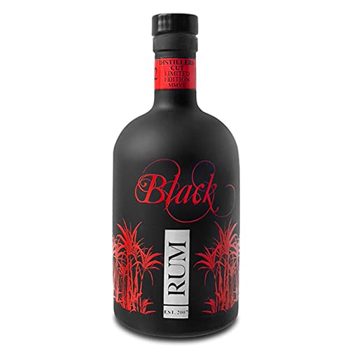 Gansloser BLACK RUM DISTILLERS CUT I Premium Rum – 12 Jahre gereift I Handgemacht in Deutschland I 1x 0,7 L I 54% vol. von Gansloser