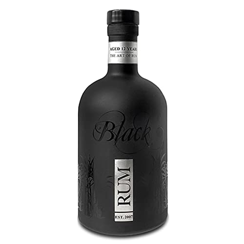 Gansloser BLACK RUM I Premium Rum – 12 Jahre gereift I Handgemacht in Deutschland I 1x 0,7 L I 42% vol. von Gansloser