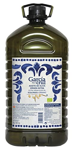 GARCÍA DE LA CRUZ - Bio Natives Olivenöl Extra, Speiseöl, Olivensorte, aus Spanien, Montes de Toledo, Recycelter PET-Behälter, Karaffe - 5L von García DE LA cruz 1872