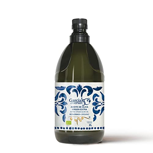 GARCÍA DE LA CRUZ - Natives Bio-Olivenöl extra, Speiseöl, Olivensorte, aus Spanien, Montes de Toledo, recycelter PET-Behälter, Karaffe - 2L von García DE LA cruz 1872