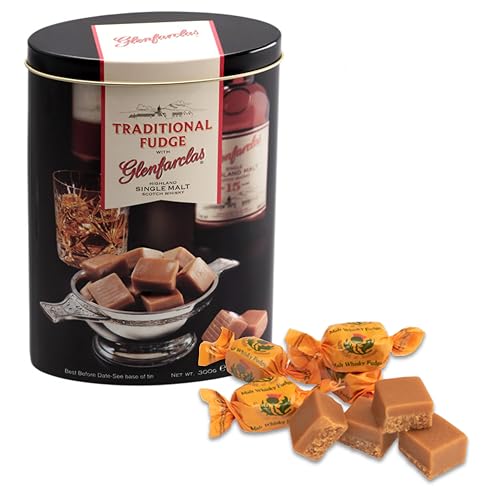 Gardiner´s of Scotland Whisky Fudge Glenfarclas – 250 g – Handgemachte, weiche Whisky-Karamell-Bonbons von Gardiner's of Scotland