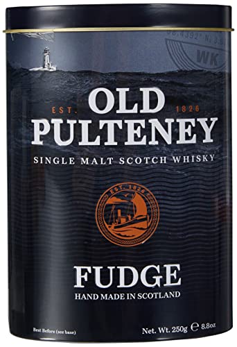 Gardiner´s of Scotland Whisky Fudge Old Pulteney – 250 g – Handgemachte, weiche Whisky-Karamell-Bonbons von Gardiner's of Scotland