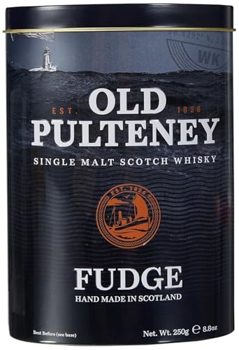 Gardiner´s of Scotland Whisky Fudge Old Pulteney – 250 g – Handgemachte, weiche Whisky-Karamell-Bonbons von Gardiner's of Scotland