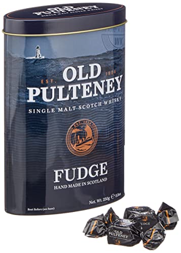 Gardiner´s of Scotland Whisky Fudge Old Pulteney – 250 g – Handgemachte, weiche Whisky-Karamell-Bonbons von Gardiner's of Scotland