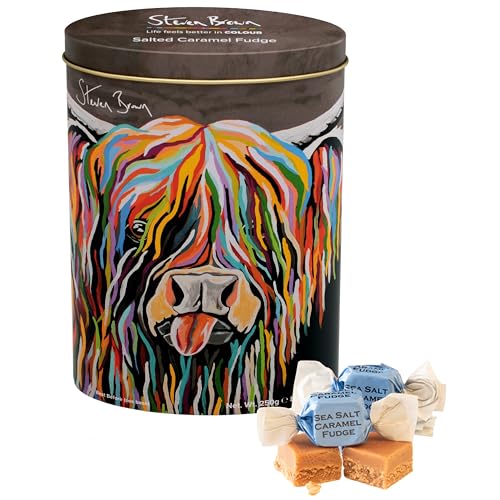 Senga McCoo Ovale Dose mit gesalztem Karamell, 250 g von Gardiner's of Scotland