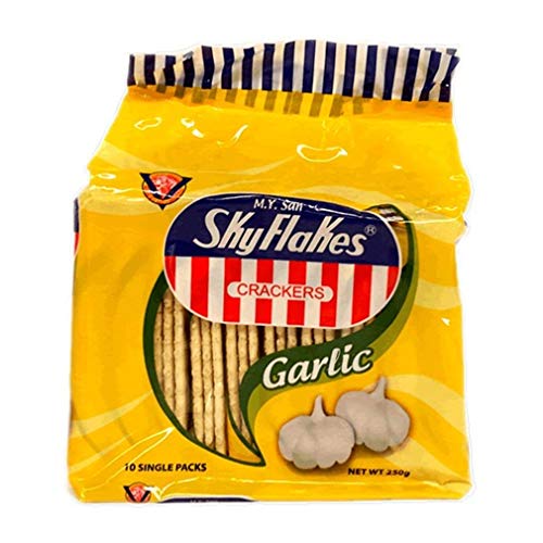 Sky Flakes Garlic Cracker 10x 25g (250g) Philippinen von Skyflakes