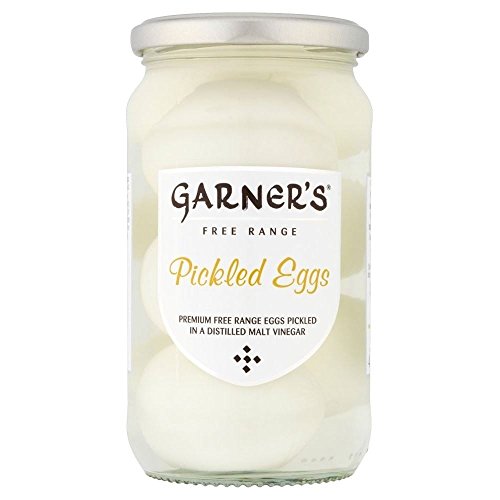 Garner Free Range Pickled Eggs (465g) - Packung mit 2 von Garners