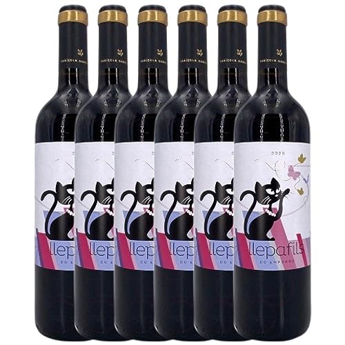 Garriguella Llepafils Negre Empordà Jung 75 cl (Schachtel mit 6 Flaschen von 75 cl) von Garriguella