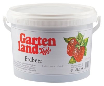 Gartenland Konfitüre Erdbeer F45% 5kg von Gartenland