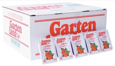 Gartenland Port.100x25g, Erdbeer F45% von ebaney