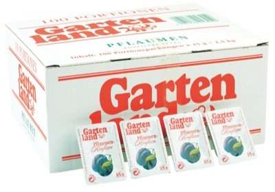 Gartenland Port.100x25g, Zwetschke F45% von Gartenland