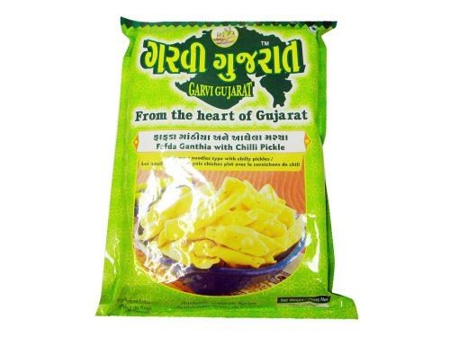 Garvi Gujarat - Fafda Ganthia mit eingelegten Chilis - 3 x 285 g von Garvi Gujarat