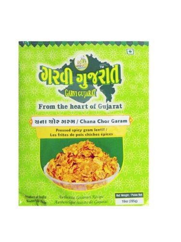 Garvi Gujarat - Gewürzte Kichererbsen-Spalten (Chana Chor Garam) - 3 x 285 g von Garvi Gujarat