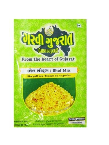 Garvi Gujarat - Gewürzter Puffreis-Mix (Bhel) - 3 x 285 g von Garvi Gujarat